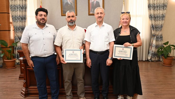 REKTÖR EREN’DEN ÖĞRETİM ELEMANLARINA TEŞEKKÜR BELGESİ