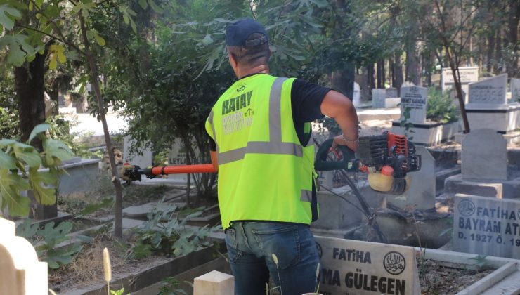 HBB İL GENELİNDE MEZARLIK ÇALIŞMALARINI SÜRDÜRÜYOR