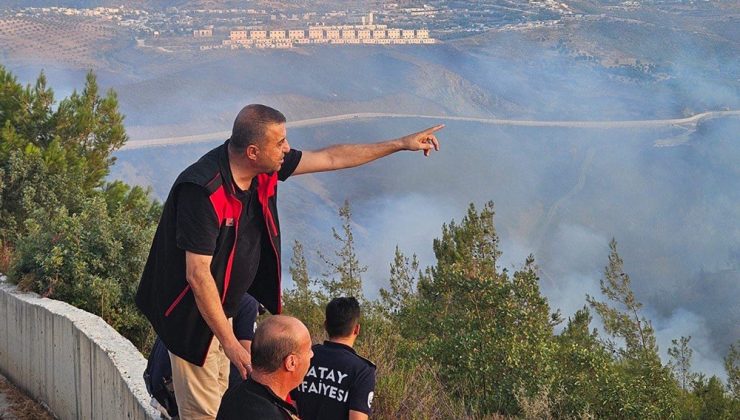 SINIRDAKİ ORMAN YANGININA HBB’DEN MÜDAHALE