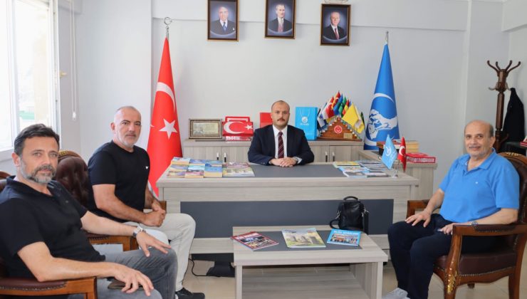 GAZETECİLERDEN BAŞKAN ÇELİK’E HAYIRLI OLSUN ZİYARETİ
