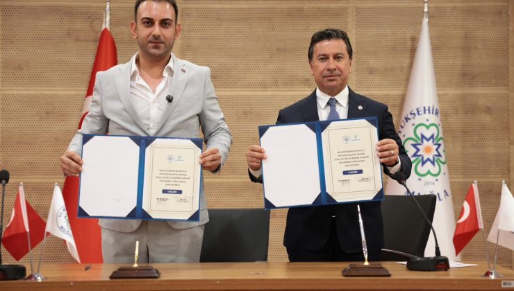 MUĞLA İLE DEFNE ARASINDA KÖPRÜ: KARDEŞ ŞEHİR PROTOKOLÜ İMZALANDI
