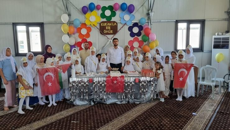 ANTAKYA’DA YAZ KUR’AN KURSU KAPANIŞ PROGRAMI DÜZENLENDI