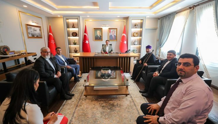 PATRİK II. SAHAK MAŞALYAN’DAN VALİ MASATLI’YA ZİYARET