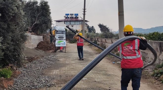 SAMANDAĞ’DA 103 BİN 653 M İÇME SUYU HATTI YAPILDI