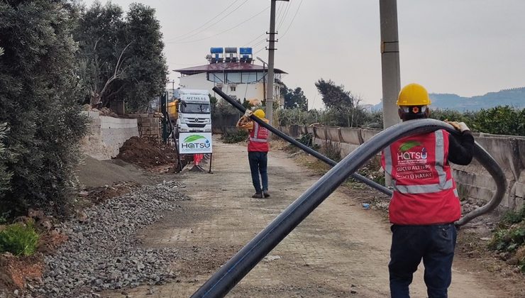 SAMANDAĞ’DA 103 BİN 653 M İÇME SUYU HATTI YAPILDI