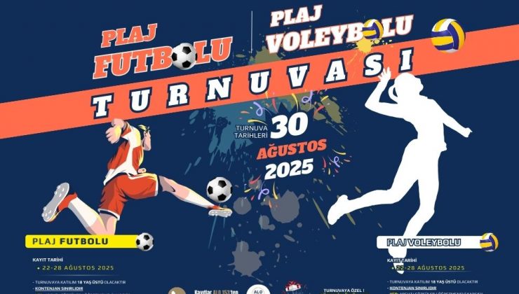 HBB’DEN PLAJ FUTBOLU VE PLAJ VOLEYBOLU TURNUVASI
