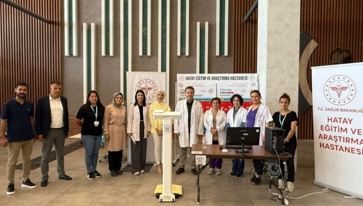 HATAY EĞİTİM VE ARAŞTIRMA HASTANESİ’NDE SAĞLIKLI YAŞAM STANDI KURULDU