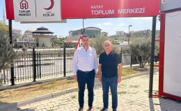 BAŞKAN SARI’DAN TÜRK KIZILAY HATAY TOPLUM MERKEZİ’NE ZİYARET