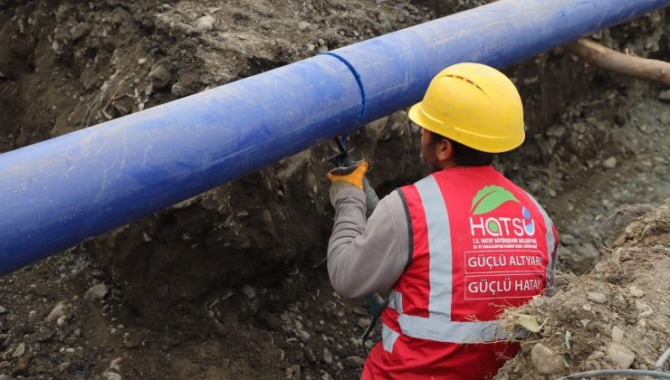 DÖRTYOL’DA ŞEBEKE YENİLEME ÇALIŞMALARI SÜRÜYOR