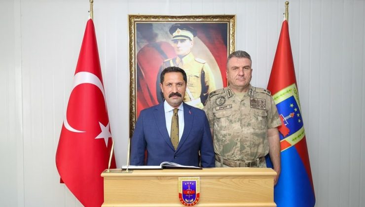 VALİ MASATLI’DAN TUĞGENERAL ŞİMŞEK’E ZİYARET