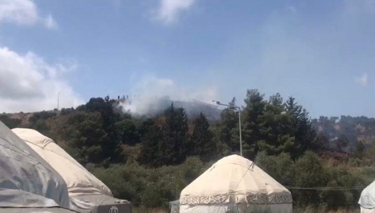  HATAY’DA ÇIKAN ORMAN YANGINI BÜYÜMEDEN SÖNDÜRÜLDÜ   