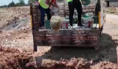İNSAN SAĞLIĞINI TEHDİT EDEN KİLOLARCA TURŞU İMHA EDİLDİ 