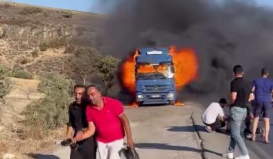 EKMEK TEKNESİ YANAN TIR SÜRÜCÜSÜ GÖZ YAŞLARINA BOĞULDU   