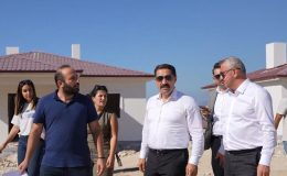 ŞEKERE BÖLGESİNE İNŞA EDİLEN KÖY EVLERİNDE SONA GELİNDİ   
