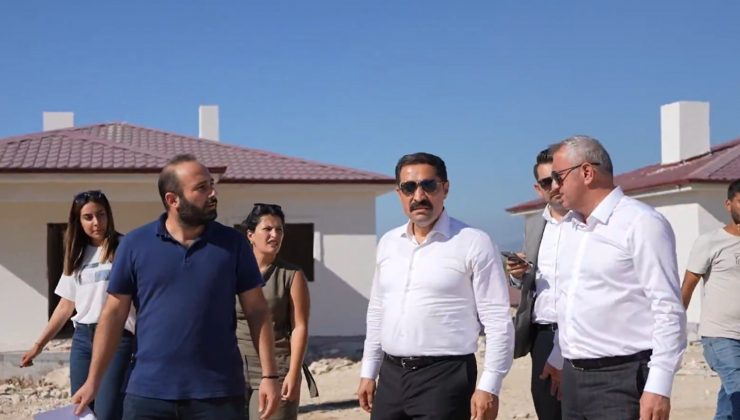 ŞEKERE BÖLGESİNE İNŞA EDİLEN KÖY EVLERİNDE SONA GELİNDİ   