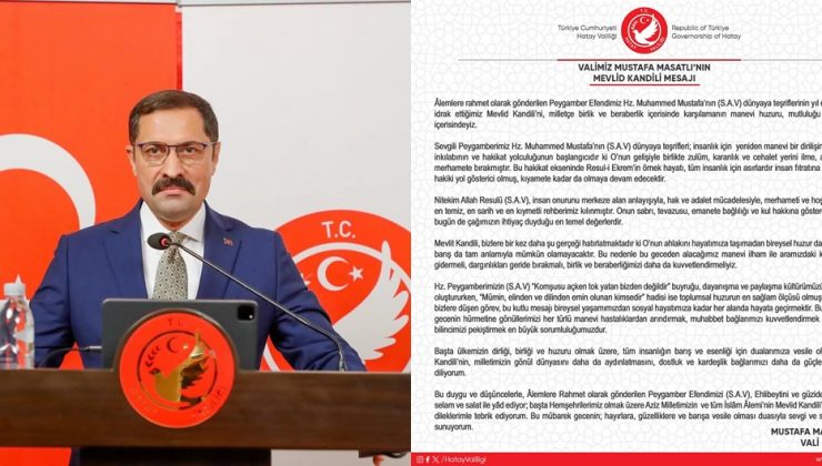 MASATLI: MEVLİD KANDİLİMİZ MÜBAREK OLSUN