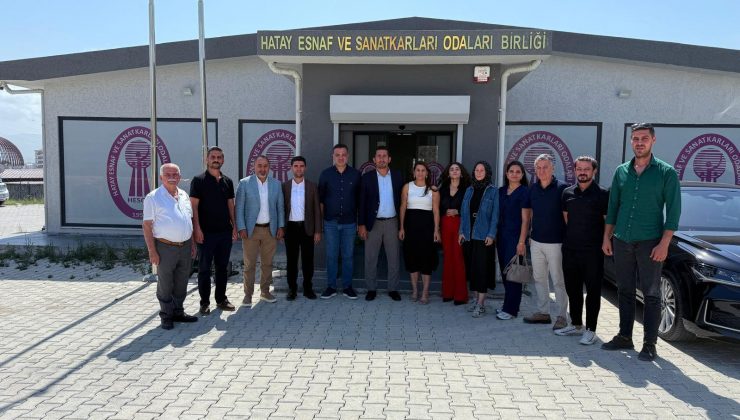 BAŞKAN YILMAZ HBB HEYETİNİ AĞIRLADI
