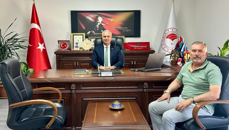 BAŞKAN TUTAR’DAN İL MÜDÜRÜ TÜRKMEN’E ZİYARET