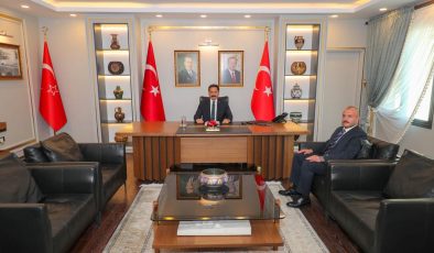 VALİ MASATLI, ÜLKÜ OCAKLARI HATAY İL BAŞKANI ÇELİK’İ KABUL ETTİ