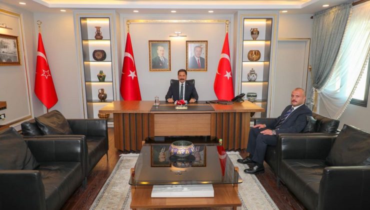 VALİ MASATLI, ÜLKÜ OCAKLARI HATAY İL BAŞKANI ÇELİK’İ KABUL ETTİ
