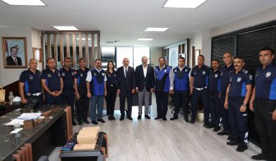 BAŞKAN ÖNTÜRK, HBB ZABITASINI AĞIRLADI