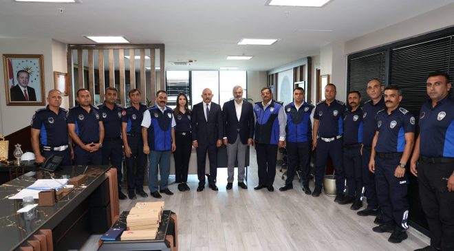 BAŞKAN ÖNTÜRK, HBB ZABITASINI AĞIRLADI