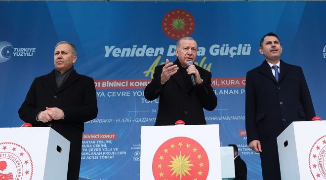 MALATYA’DA 300 BİN YUVA HAK SAHİPLERİNE TESLİM EDİLECEK