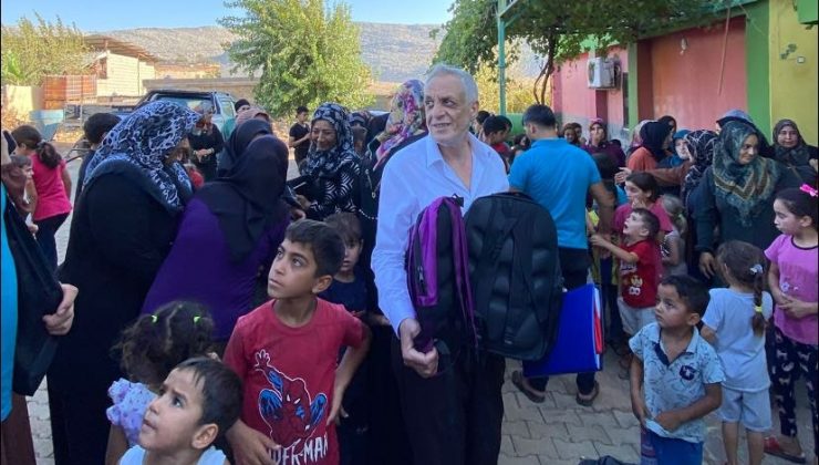 BAŞKAN TEMEL’DEN ÖĞRENCİLERE KIRTASİYE YARDIMI