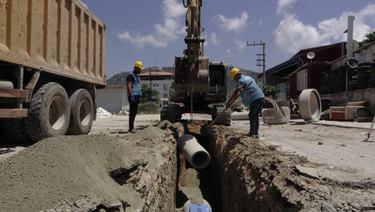 SAMANDAĞ’IN ATIK SU ALTYAPISI YENİLENİYOR