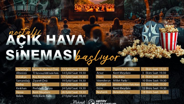 HBB’DEN AÇIK HAVA SİNEMASI