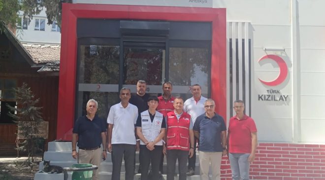 KORE KIZILHAÇI’NDAN HATAY’A DESTEK ZİYARETİ