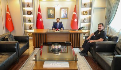 HATAY İL EMNİYET MÜDÜRÜ GÖKCE’DEN VALİ MASATLI’YA VEDA ZİYARETİ
