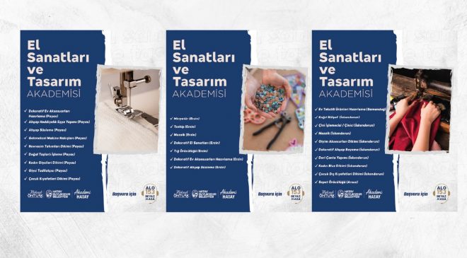 AKADEMİ HATAY, 6 FARKLI ALANDA YENİ KURSLAR AÇIYOR