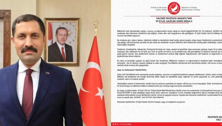 MASATLI: GAZİLER TARİHİN CANLI TANIKLARIDIR 