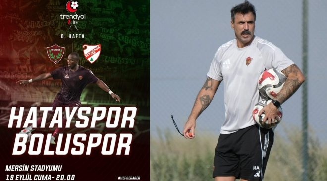 HATAYSPOR BOLUSPOR’U AĞIRLAYACAK