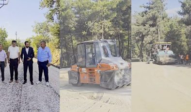 YAYLADAĞI’NDA YOL ÇALIŞMALARI DEVAM EDİYOR