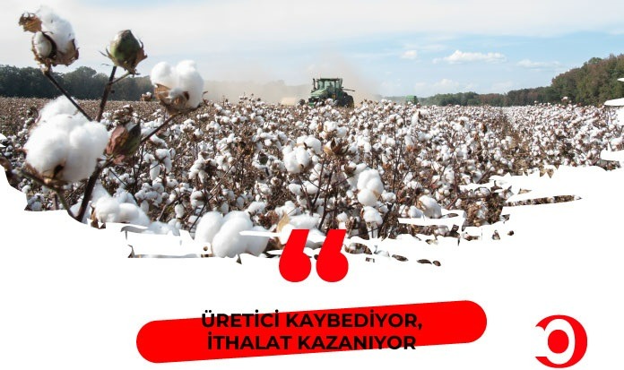 ÜRETİCİ KAYBEDİYOR, İTHALAT KAZANIYOR
