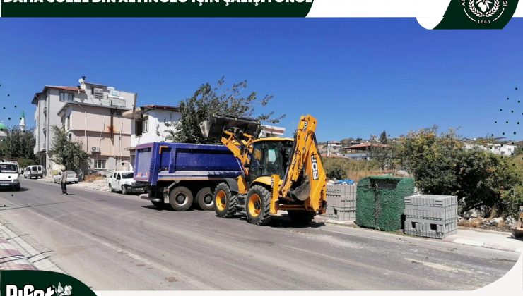 ALTINÖZÜ’NDE TEMİZLİK ÇALIŞMASI