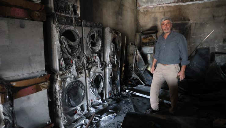 BEYAZ EŞYA BAYİSİNDE ÇIKAN YANGINDA, 3 MİLYON TL DEĞERİNDEKİ EŞYALAR KÜLE DÖNDÜ 