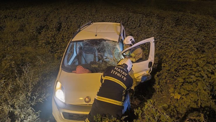 KIRIKHAN’DA TRAFİK KAZASI: 1 YARALI   