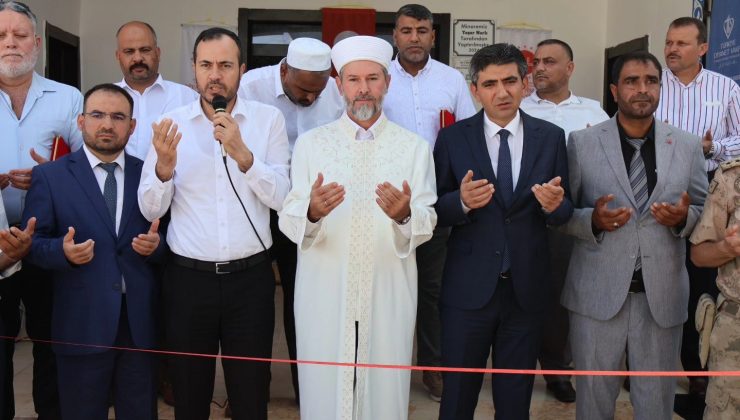 HATAY’DA DEPREMİN ARDINDAN 104. CAMİ İBADETE AÇILDI   