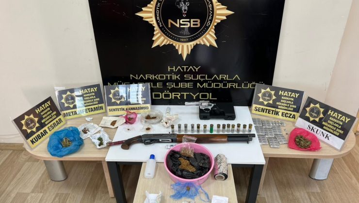 DÖRTYOL’DA UYUŞTURUCU SATICILARINA YÖNELİK OPERASYON; 8 GÖZALTI   