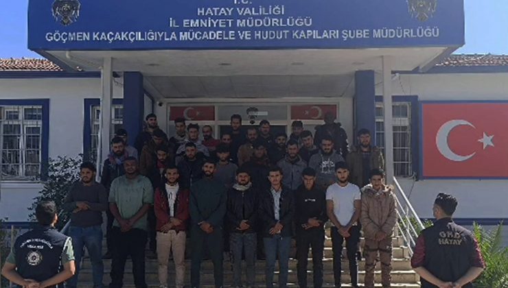 HAFRİYAT KAMYONU KASASINDAN MOLOZ YERİNE GÖÇMEN ÇIKTI  