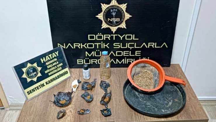 DÖRTYOL’DA METRUK BİNAYI MESKEN TUTAN UYUŞTURUCU SATICISI YAKALANDI   