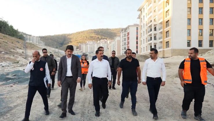 SERİNYOL VE ALAHAN MAHALLERİNDE AFET KONUTLARI YÜKSELİYOR   