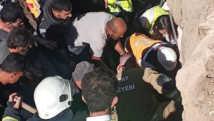 ŞANTİYE ALANINDA YAŞANAN GÖÇÜKTE CAN PAZARI   