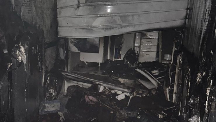 KIRIKHAN’DA KONTEYNER YANGINI