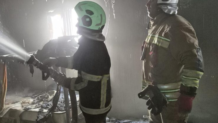 ANTAKYA’DA KONTEYNER YATAKHANE YANDI