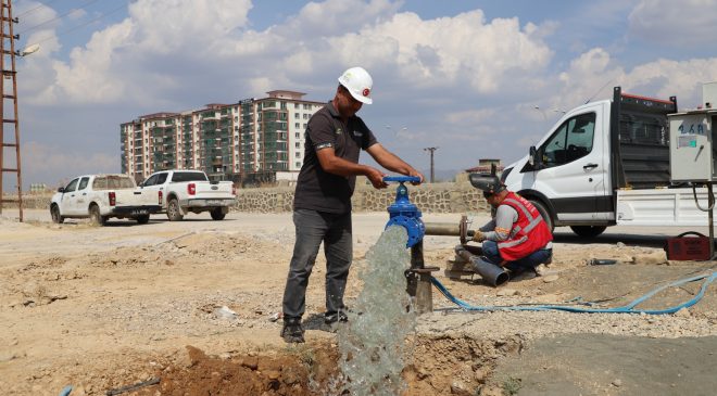 HASSA’DA 3 MAHALLENİN SU İLETİMİ GÜÇLENDİRİLDİ