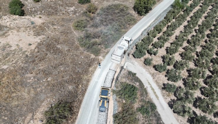 KIRIKHAN DEDEÇINAR MAHALLESİNDE YOL ÇALIŞMASI
